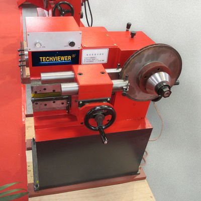 গুণ  1.1KW Industrial Dia 400mm Automotive Brake Disk Lathe 0.16mm/R Feeding Capatcity কারখানা